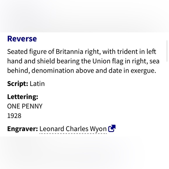 🎈$5 add on - 1934 ONE PENNY - George V - Picture 5 of 6